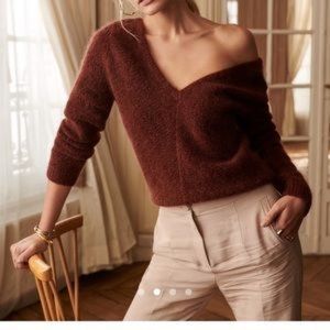 Sezane Ariel Jumper - Coffee